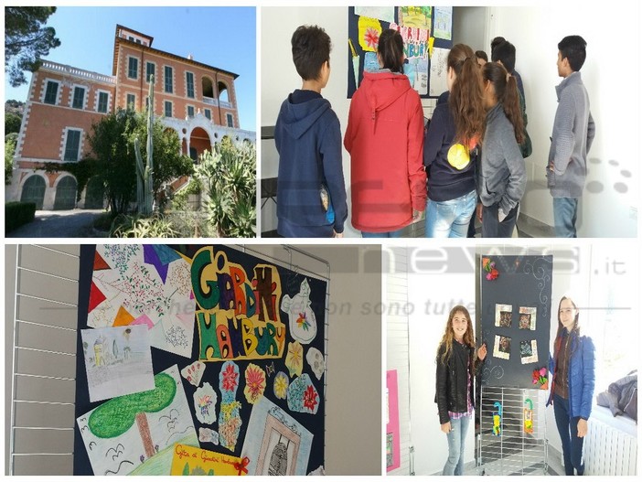 Ventimiglia: premiazione ai Giardini Hanbury per le opere realizzate dagli alunni delle medie Biancheri