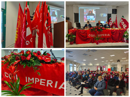 Imperia, buon compleanno Cgil, Fellegara: "Dobbiamo agire sulle infrastrutture, viabilità e calo demografico per avere un futuro di sviluppo" (foto e video) Imperia, buon compleanno Cgil, Fellegara: "Dobbiamo agire sulle infrastrutture, viabilità e calo demografico per avere un futuro di sviluppo" (foto e video)