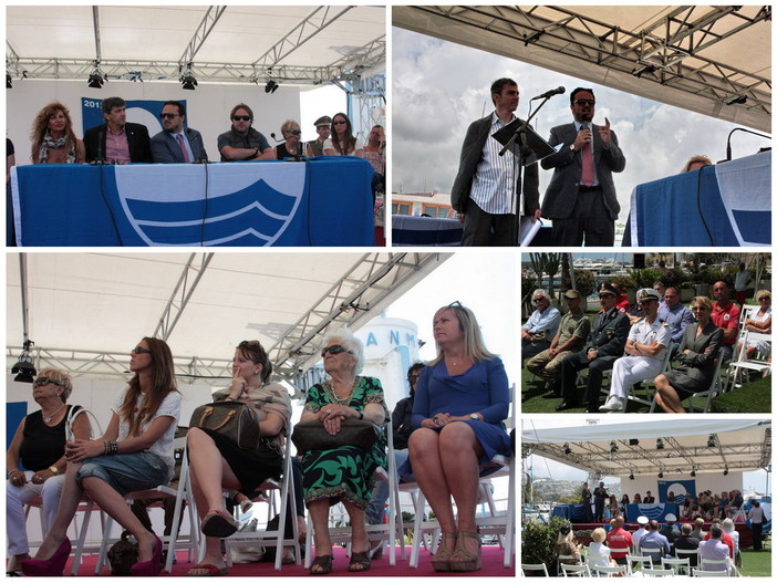 Sanremo: si è tenuta stamani la cerimonia della consegna della prestigiosa Bandiera Blu Sanremo: si è tenuta stamani la cerimonia della consegna della prestigiosa Bandiera Blu