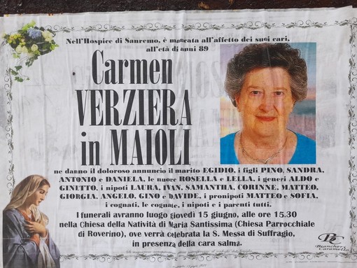 Sanremo: ospite muore presso l'Hospice, il grazie dei familiari al personale della struttura Sanremo: ospite muore presso l'Hospice, il grazie dei familiari al personale della struttura