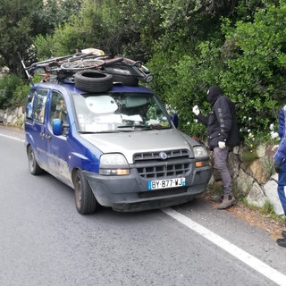 Coronavirus, la Polizia municipale di Diano Marina denuncia una coppia di ungheresi che si stava per accampare vicino al belvedere del Berta (Foto)