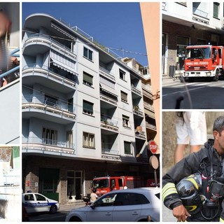 Sanremo: bambini giocano con l'accendino ed innescano incendio in casa