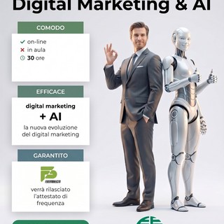 Confesercenti della Provincia di Imperia promuove il "Corso di eccellenza in digital marketing e AI" Confesercenti della Provincia di Imperia promuove il "Corso di eccellenza in digital marketing e AI"