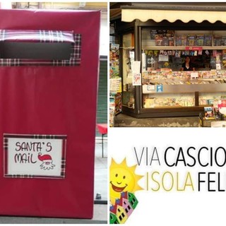 Imperia: le lettere a Babbo Natale partono da via Cascione. L'iniziativa del Comitato Isola Felice