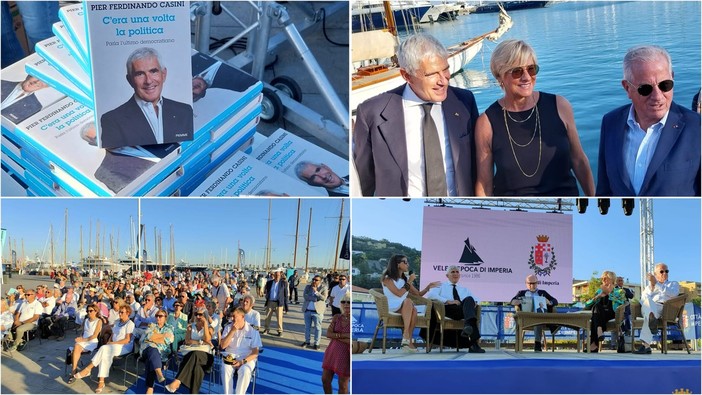 Casini in banchina: "Tornare alla politica legata al territorio" (foto e video)