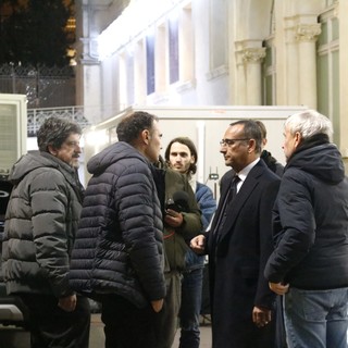 Sanremo si prepara al Festival: Carlo Conti in città per spot e finale di Sanremo Giovani Sanremo si prepara al Festival: Carlo Conti in città per spot e finale di Sanremo Giovani