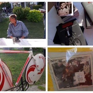 Francesco Moser e Faustino Coppi a Marina degli Aregai per "Pedala con il campione" (foto e video) Francesco Moser e Faustino Coppi a Marina degli Aregai per "Pedala con il campione" (foto e video)