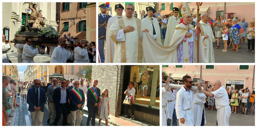 Oneglia in festa, centinaia di fedeli alla processione di San Giovanni Battista (foto e video) Oneglia in festa, centinaia di fedeli alla processione di San Giovanni Battista (foto e video)