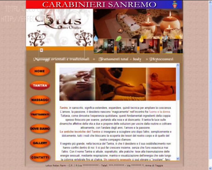 Il centro Lotus ed i massaggi proibiti... neanche troppo