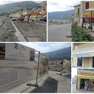 Ospedaletti: cantiere pista ciclabile. Il giudizio dei commercianti, dal timore iniziale alla fiducia nel rilancio turistico