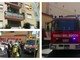 Arma di Taggia: incendio in un condominio, intervento dei Vigili del Fuoco (foto e video)
