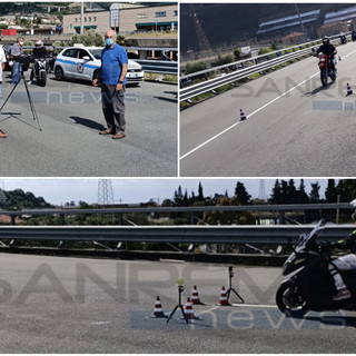 Taggia: con i primi esami post lockdown, inaugurata la pista per la patente della moto