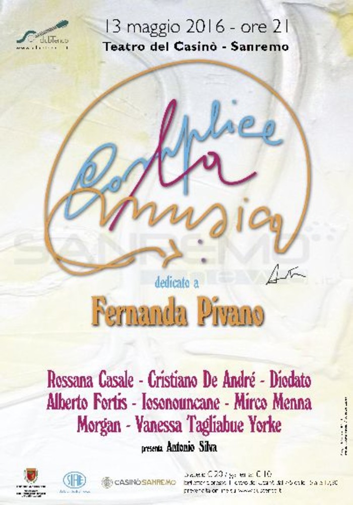 Sanremo: il Club Tenco festeggia Fernanda 'La Nanda' Pivano, venerdì 13 maggio al Teatro del Casinò