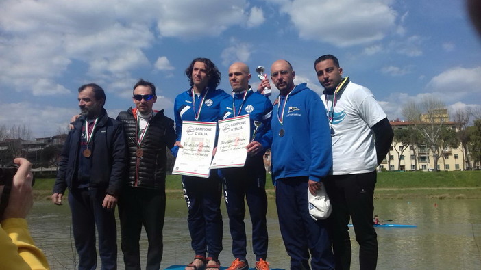 Canoa: la Canottieri Sanremo sul podio ai Campionati Italiani di Firenze