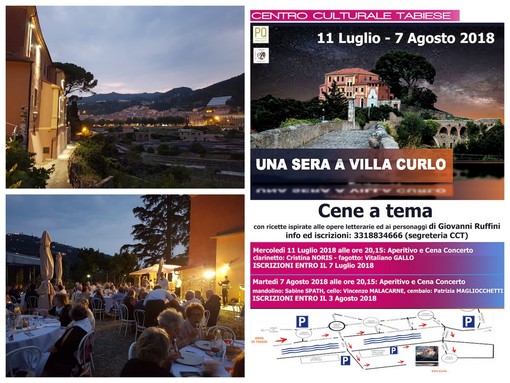 Taggia: oltre 100 persone a Villa Curlo per il viaggio culturale nel gusto di Giovanni Ruffini Taggia: oltre 100 persone a Villa Curlo per il viaggio culturale nel gusto di Giovanni Ruffini