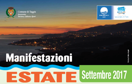 Taggia: ecco il calendario manifestazioni per il mese di settembre, tutti gli appuntamenti in programma Taggia: ecco il calendario manifestazioni per il mese di settembre, tutti gli appuntamenti in programma