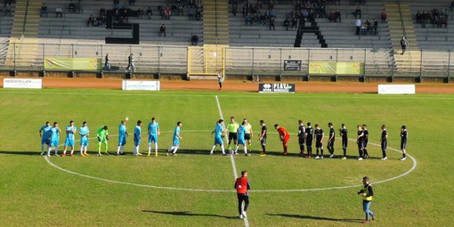 La Sanremese sconfitta in trasferta sul campo del Casale (foto Sanremese Calcio)