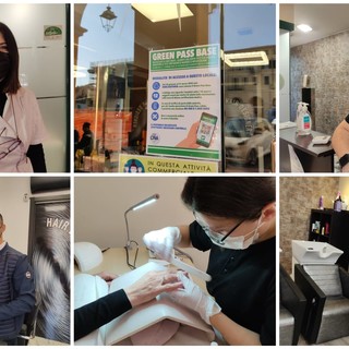 Scatta l'obbligo di green pass per estetisti e parrucchieri, gli esercenti imperiesi pronti alla nuova sfida (Foto e Video) Scatta l'obbligo di green pass per estetisti e parrucchieri, gli esercenti imperiesi pronti alla nuova sfida (Foto e Video)