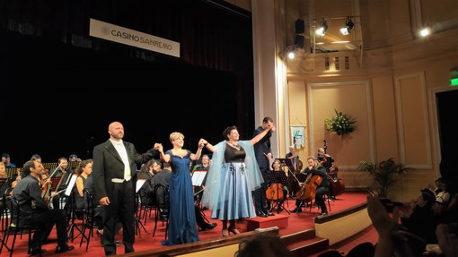 Sanremo: Concerto di San Romolo, molto pubblico al teatro dell'Opera del Casinò