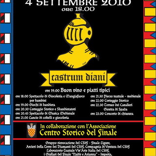 Diano Castello: sabato dalle 19.00, appuntamento con il Corteo Storico