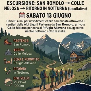 Torna la storica camminata Sanremo-Rifugio Sanremo: il 13 giugno la versione ridotta fino a Colla Melosa
