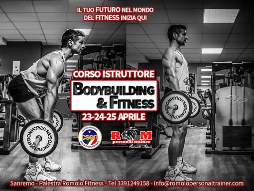 Con il Personal Trainer Romolo Macrì il Corso di Istruttore Bodybuilding & Fitness Con il Personal Trainer Romolo Macrì il Corso di Istruttore Bodybuilding & Fitness