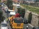 Ventimiglia: camion bloccato da un guasto nella zona di Nervia, traffico in tilt al confine con Camporosso (Foto)