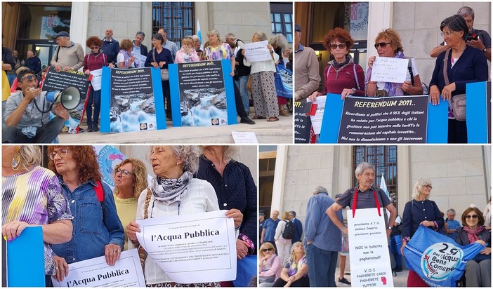 Maxi bollette, i cittadini manifestano davanti a Palazzo civico (foto e video) Maxi bollette, i cittadini manifestano davanti a Palazzo civico (foto e video)