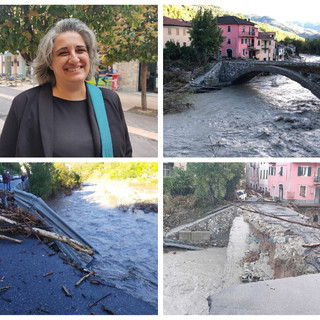 Vessalico, al via i lavori di ripristino del ponte inghiottito dall'alluvione del 2020. Il sindaco Giliberti: &quot;La consegna entro fine luglio&quot; (video)