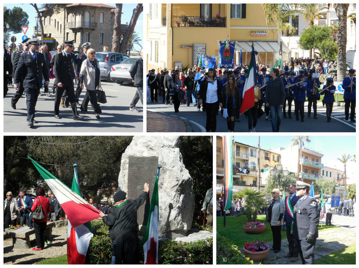 Bordighera: tutte le foto della celebrazione del 25 aprile, Pallanca: “ricordare il nostro passato è un obbligo morale”  (VIDEO)