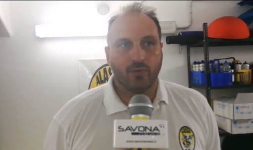 Calcio, Alassio FC. Di Latte spiega l'en passe giallonero: "Siamo partiti troppo bassi e la condizione fisica non era delle migliori" (VIDEO)