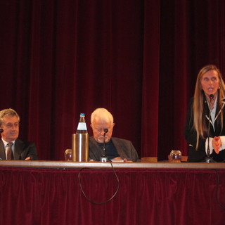 Sanremo: grande partecipazione al Teatro del Casinò per l'incontro con Gian Carlo Caselli e Roberto Cavallone