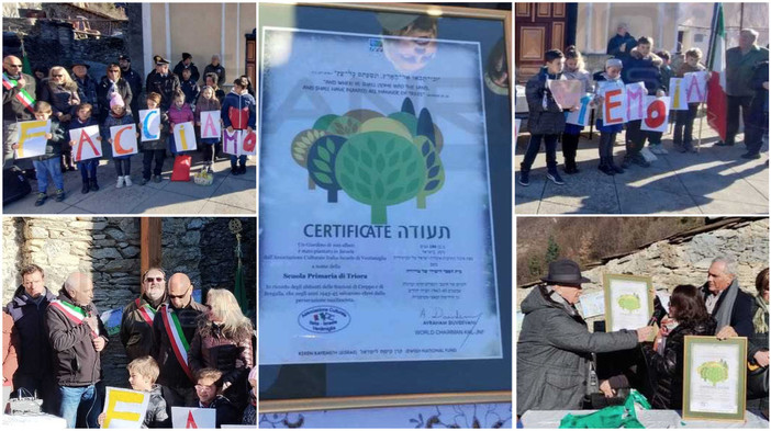 Giorno della Memoria a Triora: 100 alberi in Israele per non dimenticare gli ebrei salvati a Creppo e Bregalla (foto) Giorno della Memoria a Triora: 100 alberi in Israele per non dimenticare gli ebrei salvati a Creppo e Bregalla (foto)