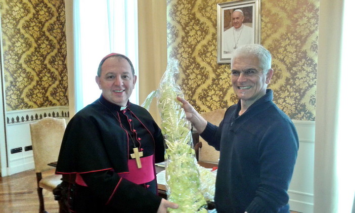 I parmureli di Sanremo in Vaticano per la Domenica delle Palme e della Passione del Signore