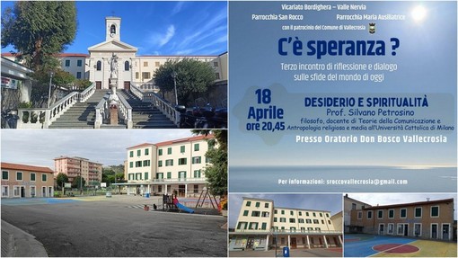 Vallecrosia, torna 'C'è speranza?': appuntamento a Don Bosco con Silvano Petrosino (Foto)