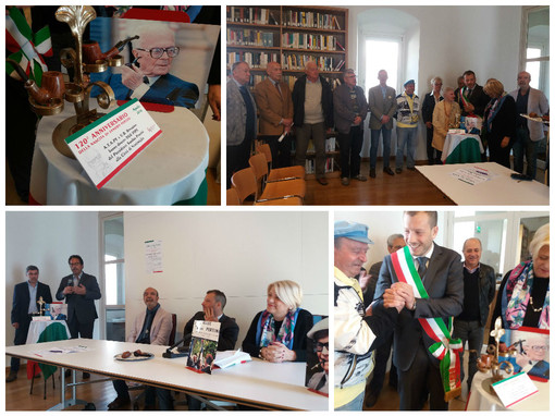 Ventimiglia: donate questa mattina alla città due pipe appartenute a Sandro Pertini, storico Presidente della Repubblica e partigiano