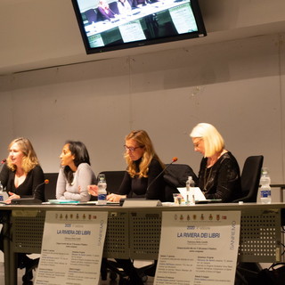 Sanremo: Cristina Dell'Acqua ospite della rassegna ‘Cervo in blu d'inchiostro' (foto