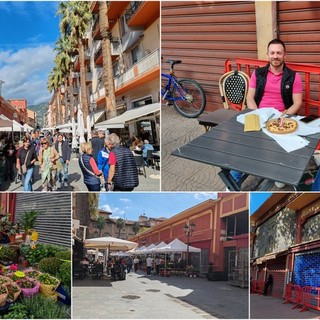 Incendio al mercato coperto di Ventimiglia, primo giorno in via Aprosio: l'alternativa soddisfa i coltivatori diretti (Foto e video) Incendio al mercato coperto di Ventimiglia, primo giorno in via Aprosio: l'alternativa soddisfa i coltivatori diretti (Foto e video)