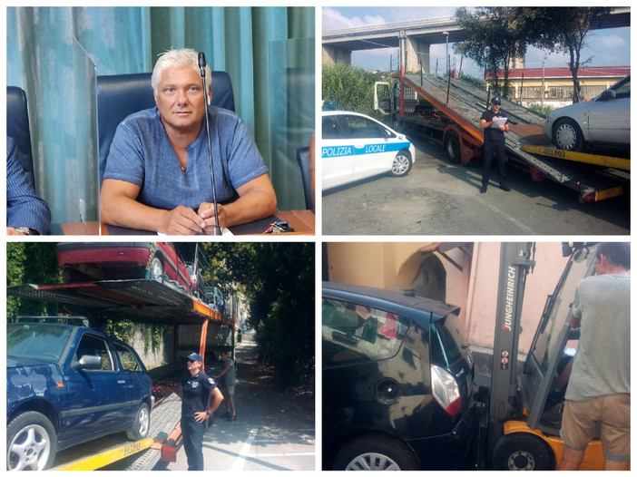 Imperia, operazione della polizia locale contro l'abbandono 'selvaggio' di auto, Gagliano: "Piccoli, ma importanti passi per ottenere la città che vogliamo" (foto) Imperia, operazione della polizia locale contro l'abbandono 'selvaggio' di auto, Gagliano: "Piccoli, ma importanti passi per ottenere la città che vogliamo" (foto)