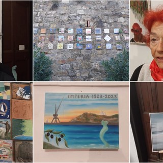 "Mattonelle per il Centenario", la mostra a Palazzo Guarneri per i cento anni di Imperia (foto e video)