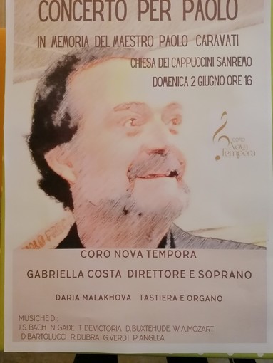Sanremo, domenica alla chiesa dei Cappuccini Concerto del Coro Nova Tempora Sanremo, domenica alla chiesa dei Cappuccini Concerto del Coro Nova Tempora