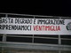CasaPound a Ventimiglia dice basta al degrado e all'immigrazione con uno striscione CasaPound a Ventimiglia dice basta al degrado e all'immigrazione con uno striscione