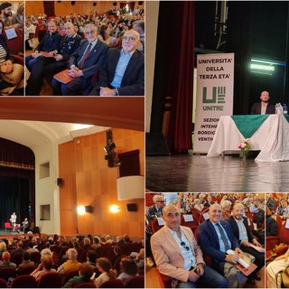Ventimiglia, l’Unitre Intemelia festeggia 40 anni con un convegno su "La terza età: risorsa e tutela" (Foto e video)