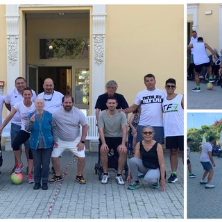 Ventimiglia, invecchiamento attivo: incontro di calcio camminato alla Fondazione Ernesto Chiappori a Latte (Foto)
