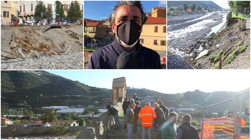 Crollo dell'argine a Taggia: danno da un mln di euro, l'appello del sindaco "I comuni da soli non ce la fanno" (foto e videoservizio) Crollo dell'argine a Taggia: danno da un mln di euro, l'appello del sindaco "I comuni da soli non ce la fanno" (foto e videoservizio)