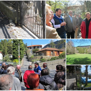 Il sopralluogo di questa mattina