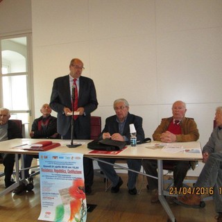 Ventimiglia grande partecipazione all'incontro su "Resistenza, Repubblica, Costituzione"