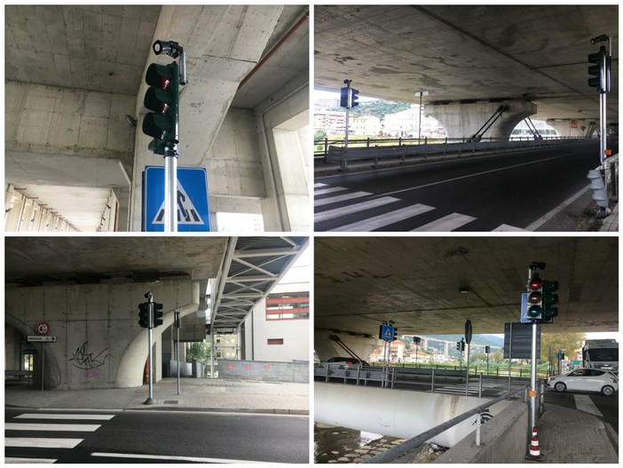 Imperia, installati i semafori sull'Argine sinistro all'incrocio con il viadotto ferroviario (Foto e video) Imperia, installati i semafori sull'Argine sinistro all'incrocio con il viadotto ferroviario (Foto e video)
