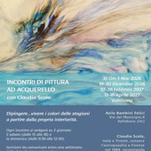 Vallebona, l'Associazione Pedagogica Steineriana presenta i laboratori di pittura ad acquerello con Claudia Scala Vallebona, l'Associazione Pedagogica Steineriana presenta i laboratori di pittura ad acquerello con Claudia Scala