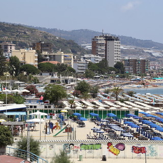 Un panorama della costa di Arma di Taggia